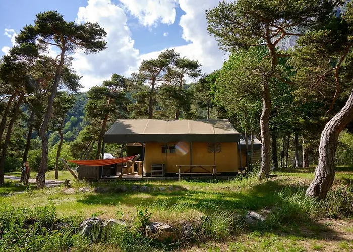 Luksusowy namiot Glamping Ubaye Chaudon-Norante