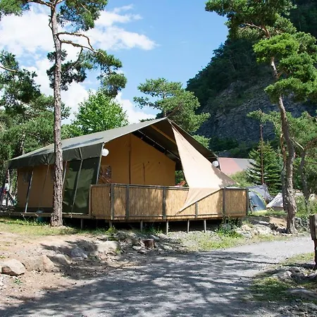 Luxury tent Glamping Ubaye Chaudon (Alpes-de-Haute-Provence)