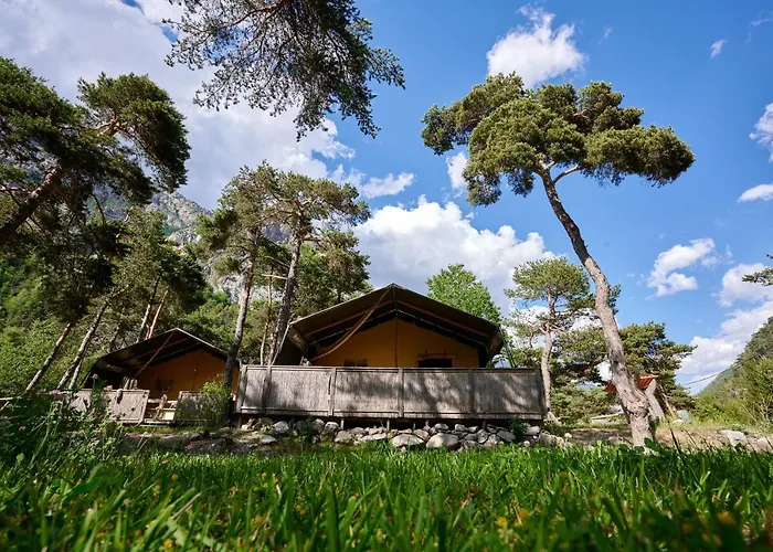 Glamping Ubaye Tente de luxe Chaudon-Norante